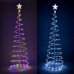 TheLAShop 6ft LED Spiral Christmas Tree USB Powered