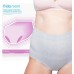 Frida Mom Women's Postpartum Underwear for C-Section Recovery, Disposable High Waist, Seamless with Stretchy Support, Postpartum Essentials, Size Regular (Waist 28"-42" Stretched), 8 Count, Gray